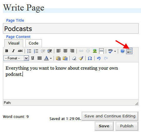 Write Page